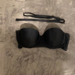 black bikini top